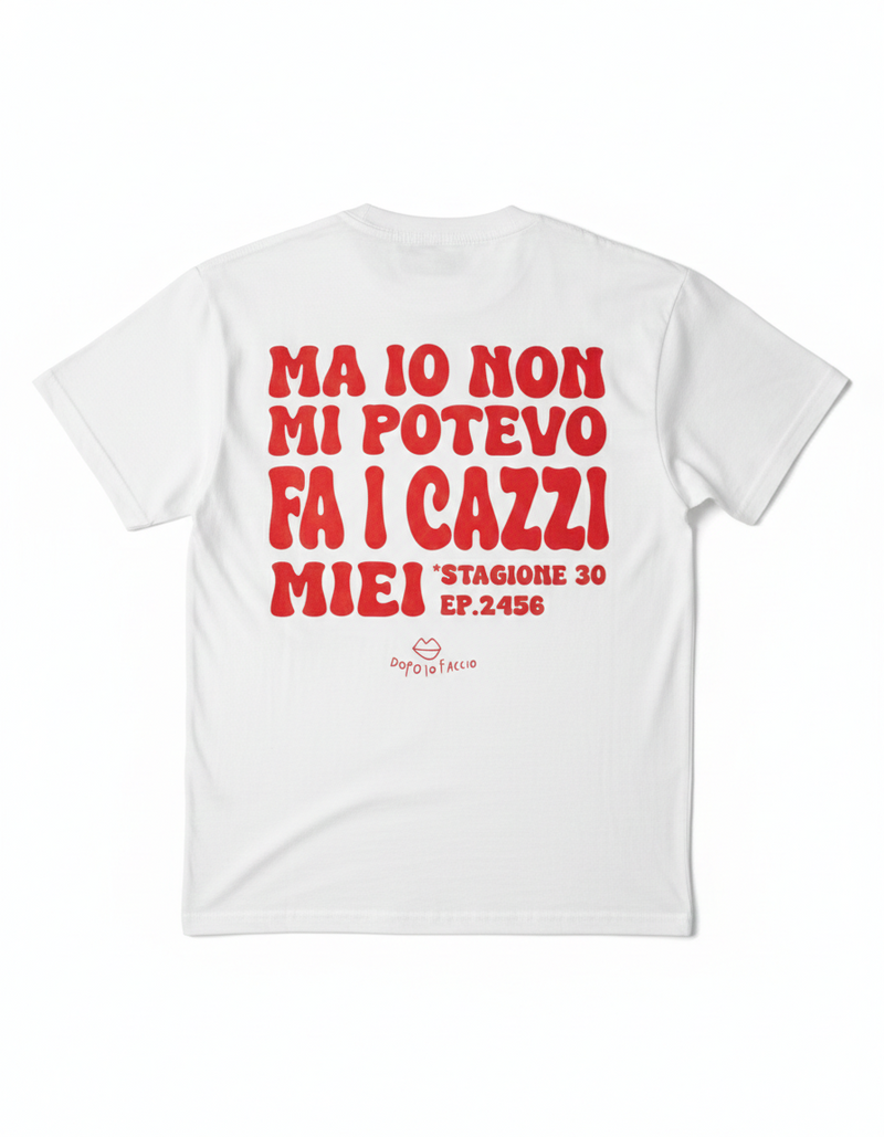 T-shirt Cazzi Miei ma in Rosso