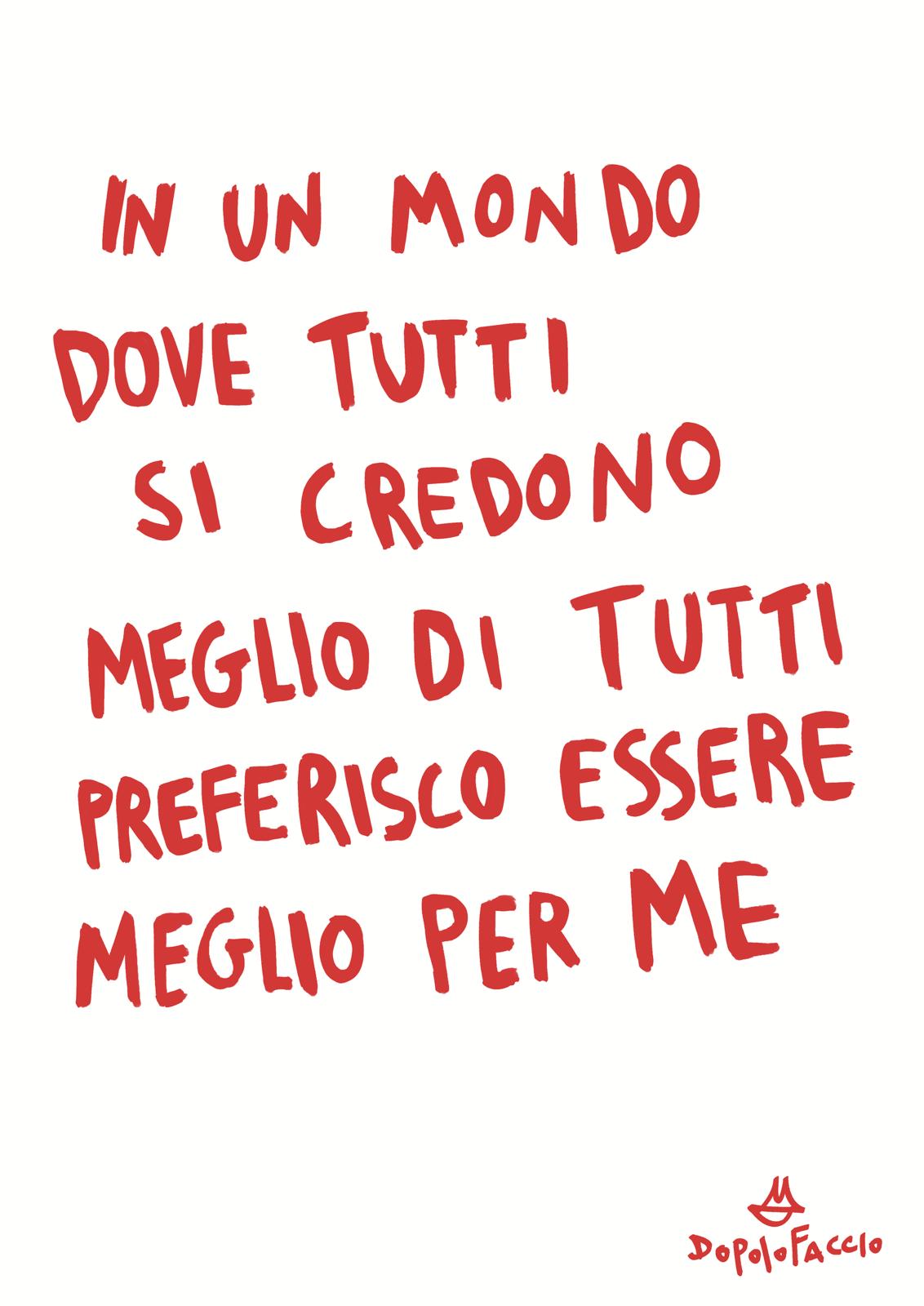 Poster Meglio per me