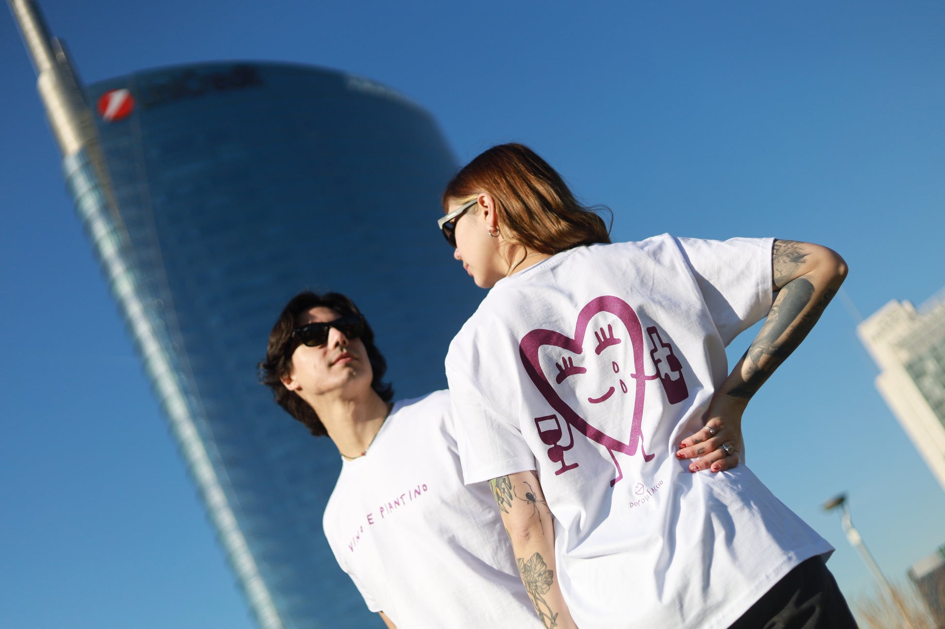 T-shirt Vino e Piantino