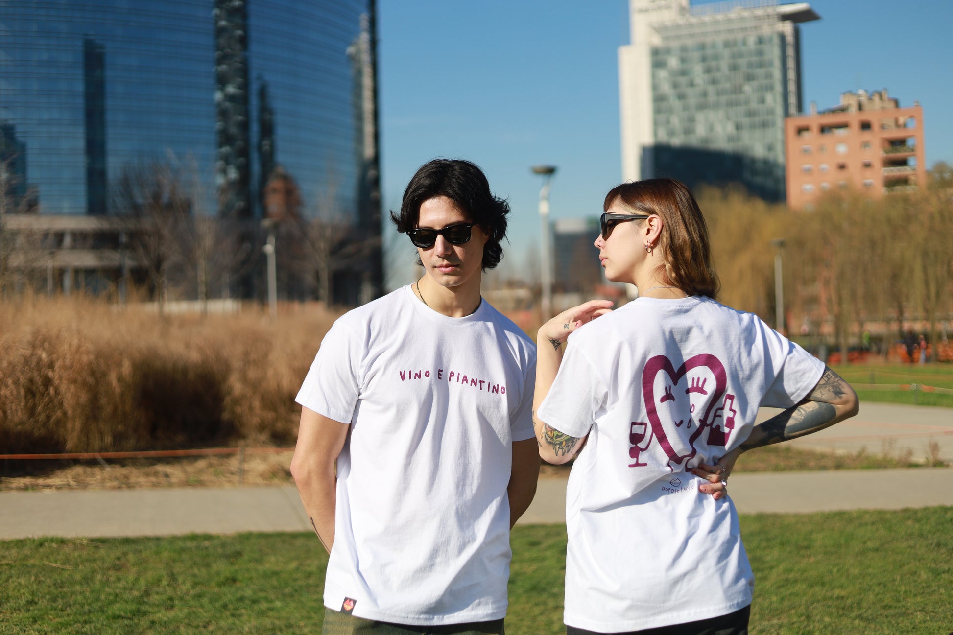 T-shirt Vino e Piantino