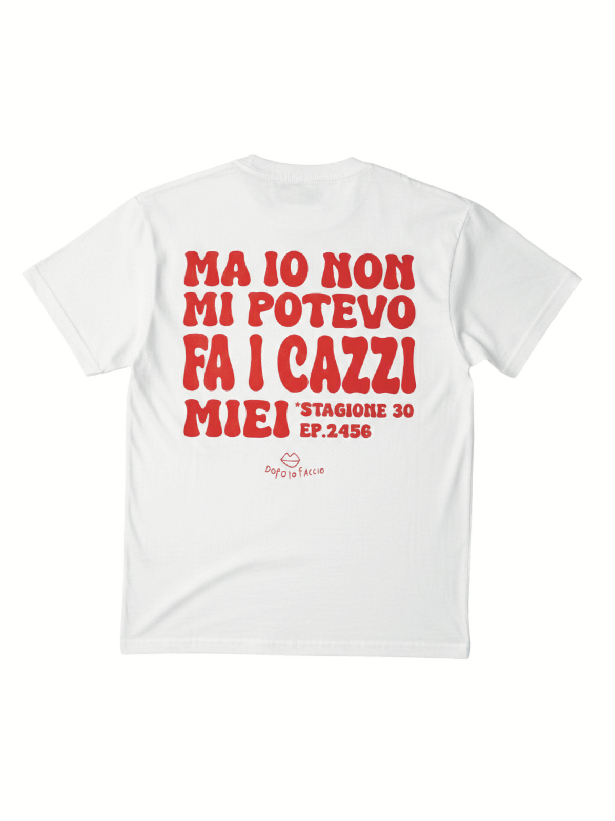 T-shirt Cazzi Miei ma in Rosso